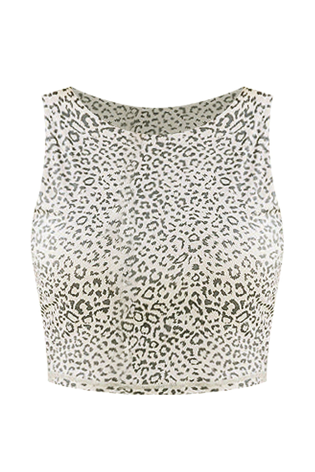 Apricot Active Leopard Tank and High Waist Shorts Set