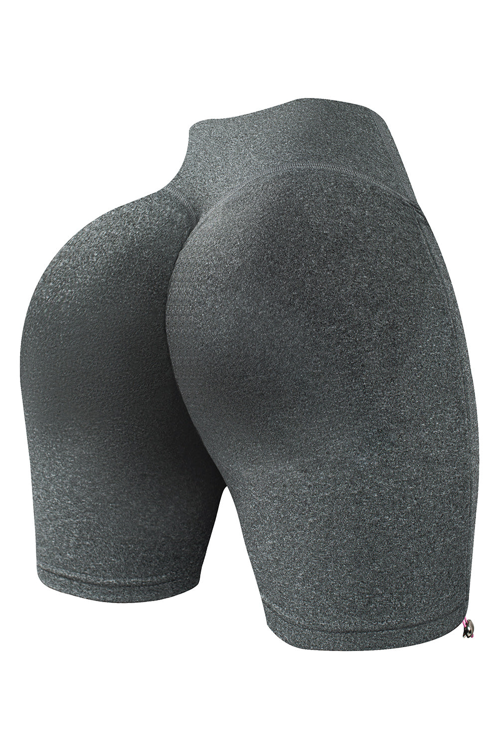 Gray Athletic Gym Butt Lifting Yoga Shorts